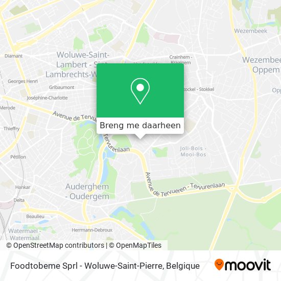 Foodtobeme Sprl - Woluwe-Saint-Pierre kaart