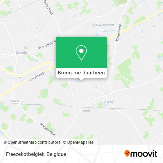 Freezekotbelgiek kaart