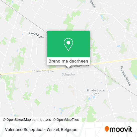 Valentino Schepdaal - Winkel kaart