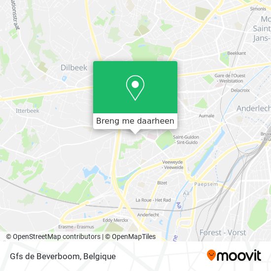 Gfs de Beverboom kaart