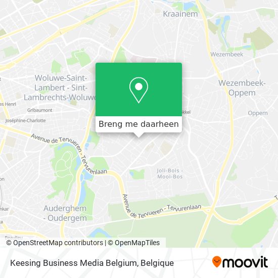 Keesing Business Media Belgium kaart