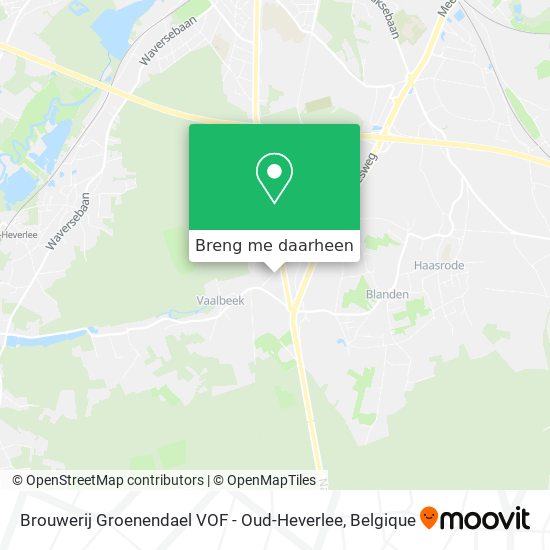 Brouwerij Groenendael VOF - Oud-Heverlee kaart