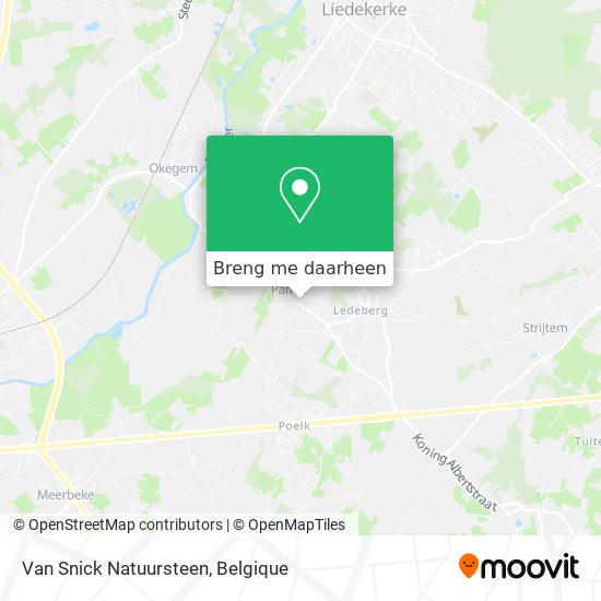 Van Snick Natuursteen kaart
