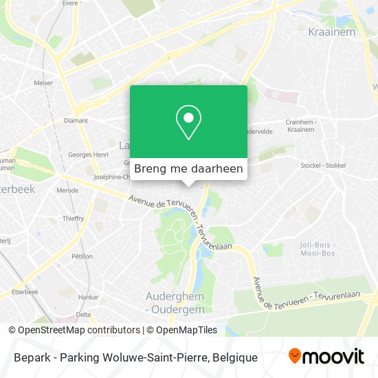 Bepark - Parking Woluwe-Saint-Pierre kaart