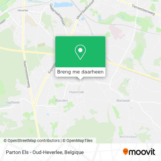 Parton Els - Oud-Heverlee kaart