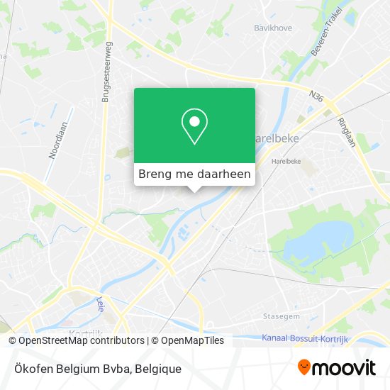 Ökofen Belgium Bvba kaart