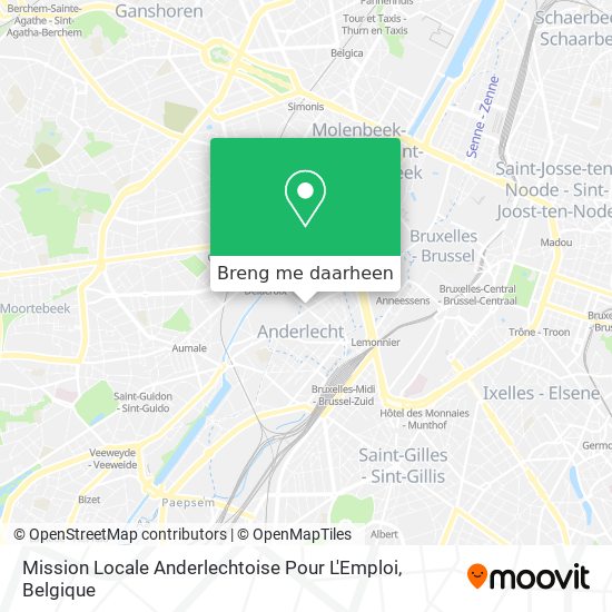 Mission Locale Anderlechtoise Pour L'Emploi kaart