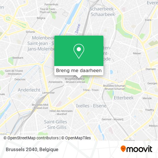 Brussels 2040 kaart