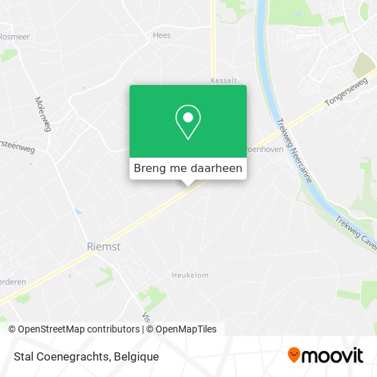 Stal Coenegrachts kaart