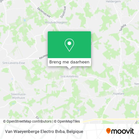 Van Waeyenberge Electro Bvba kaart
