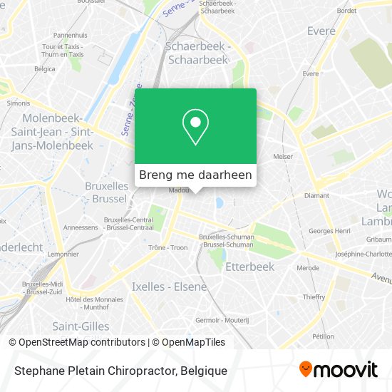 Stephane Pletain Chiropractor kaart