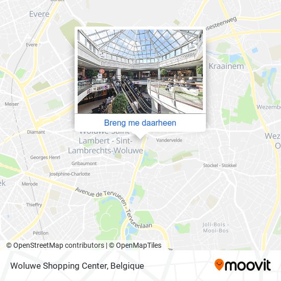 Woluwe Shopping Center kaart