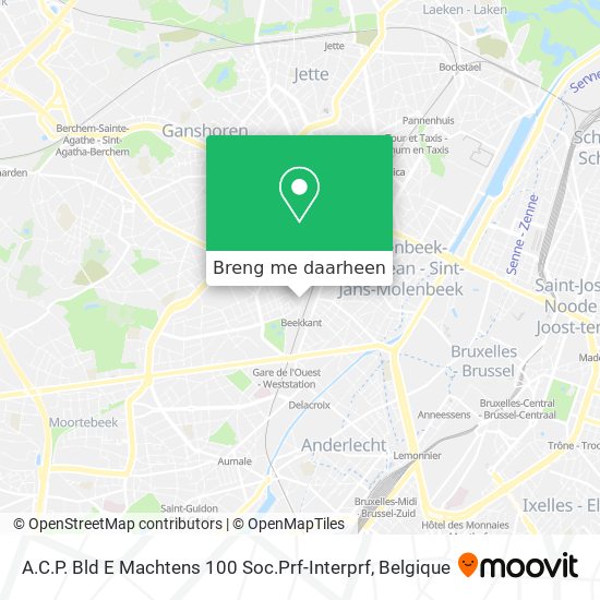 A.C.P. Bld E Machtens 100 Soc.Prf-Interprf kaart