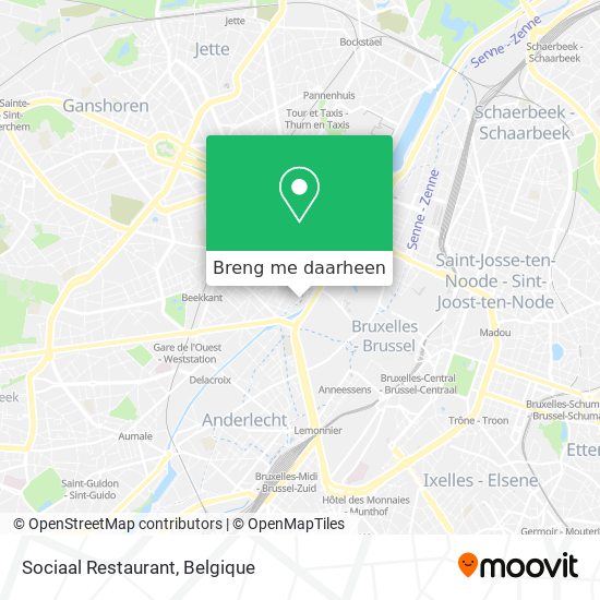 Sociaal Restaurant kaart