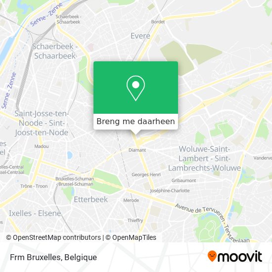 Frm Bruxelles kaart