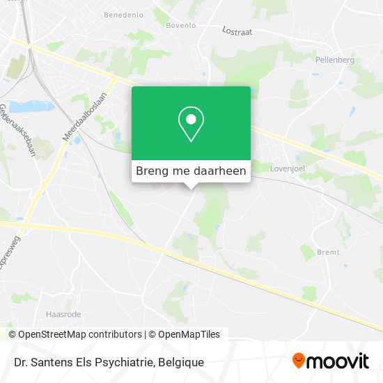Dr. Santens Els Psychiatrie kaart
