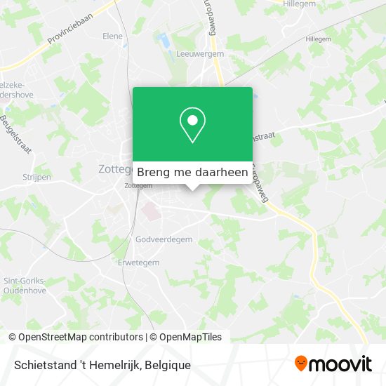 Schietstand 't Hemelrijk kaart