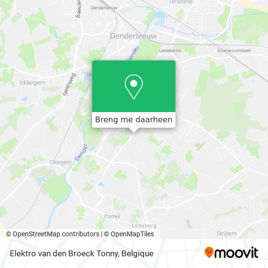 Elektro van den Broeck Tonny kaart