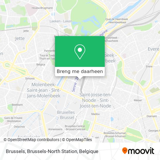 Brussels, Brussels-North Station kaart
