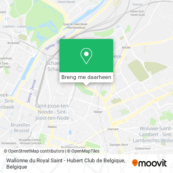 Wallonne du Royal Saint - Hubert Club de Belgique kaart