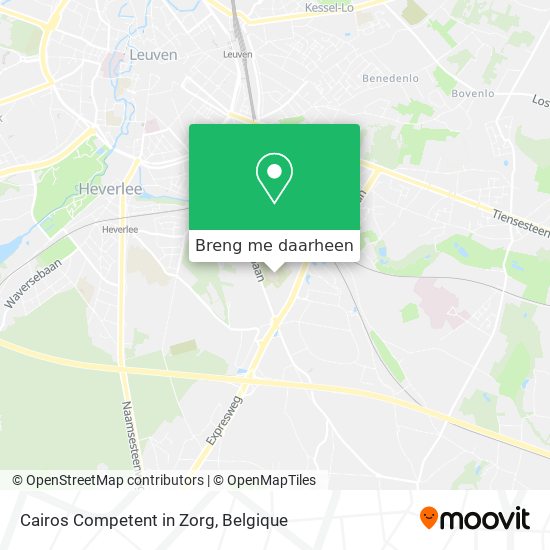 Cairos Competent in Zorg kaart