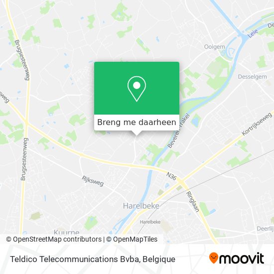 Teldico Telecommunications Bvba kaart