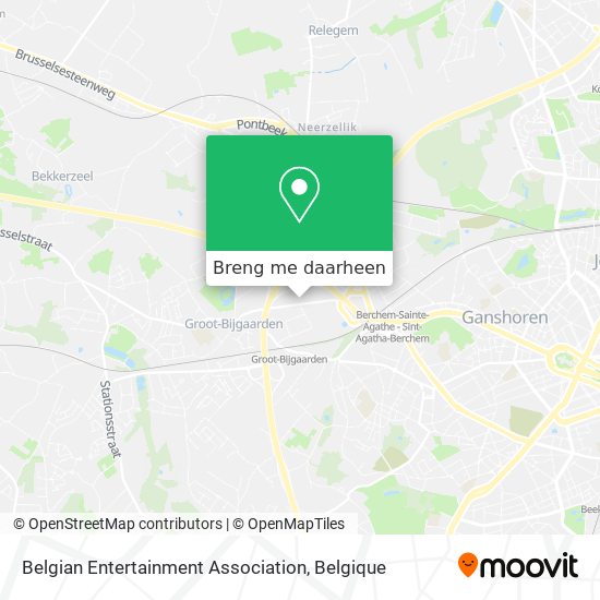 Belgian Entertainment Association kaart