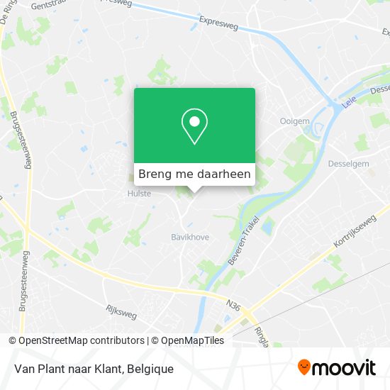 Van Plant naar Klant kaart