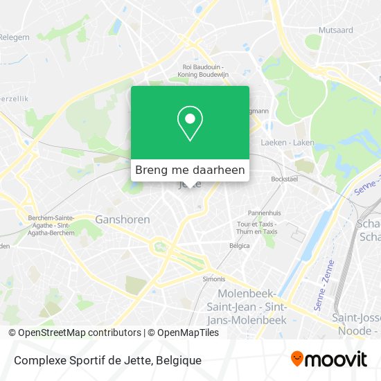 Complexe Sportif de Jette kaart