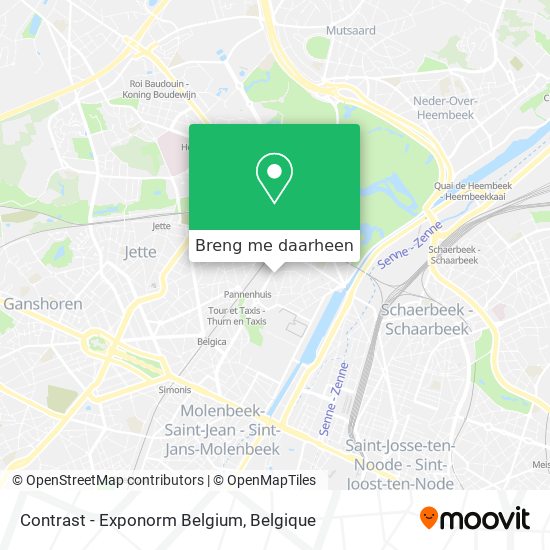 Contrast - Exponorm Belgium kaart