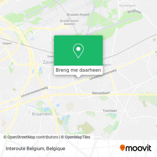 Interoute Belgium kaart