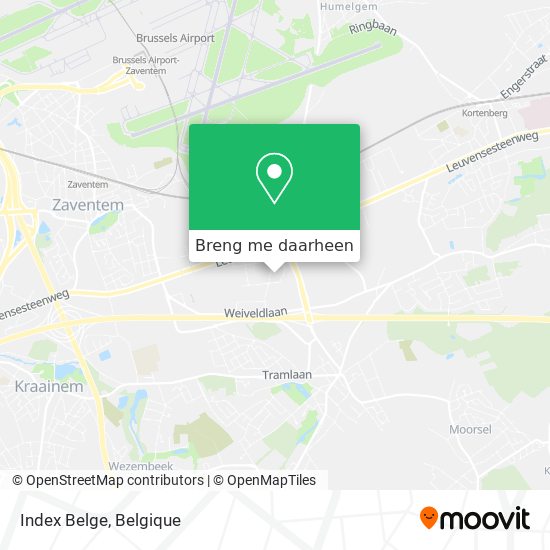 Index Belge kaart