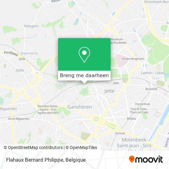 Flahaux Bernard Philippe kaart