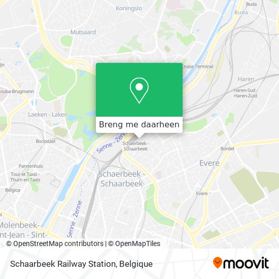 Schaarbeek Railway Station kaart