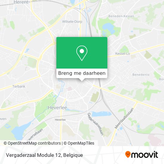 Vergaderzaal Module 12 kaart