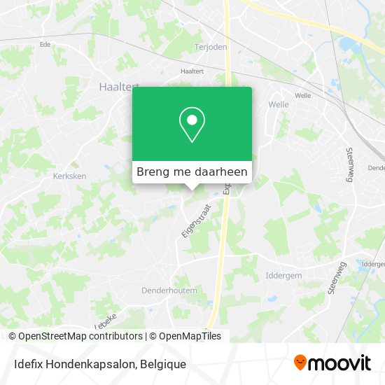 Idefix Hondenkapsalon kaart