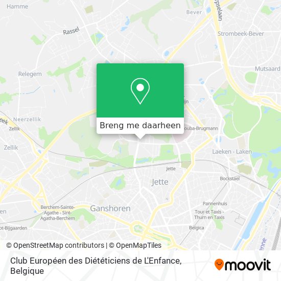 Club Européen des Diététiciens de L'Enfance kaart