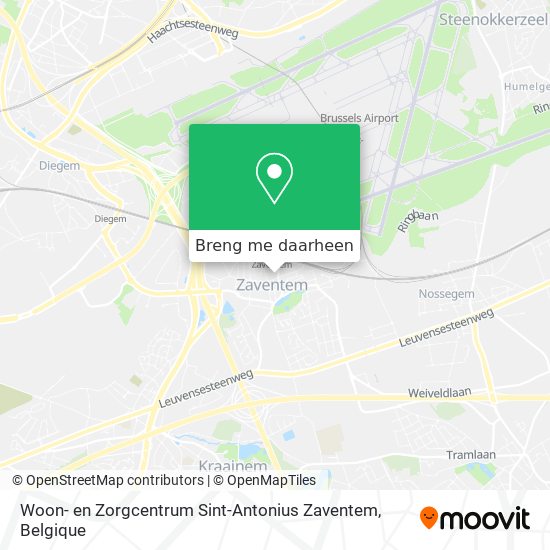 Woon- en Zorgcentrum Sint-Antonius Zaventem kaart