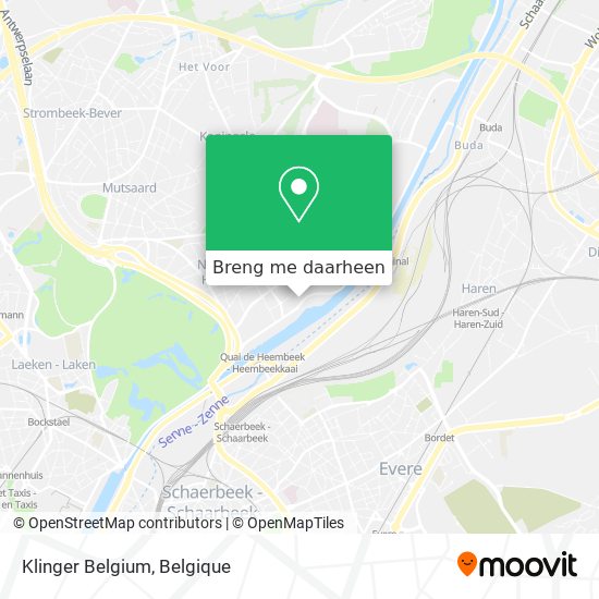 Klinger Belgium kaart