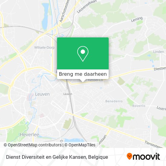 Dienst Diversiteit en Gelijke Kansen kaart