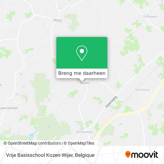 Vrije Basisschool Kozen-Wijer kaart