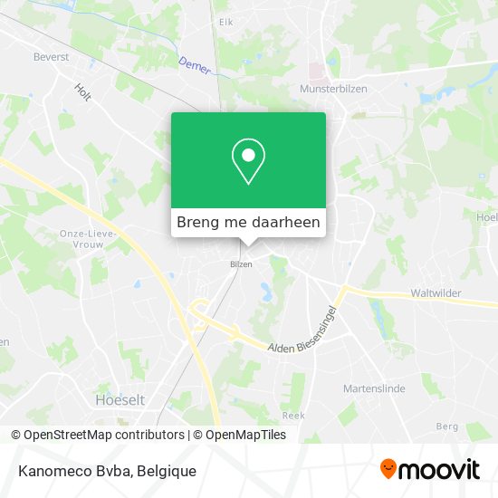 Kanomeco Bvba kaart