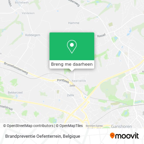 Brandpreventie Oefenterrein kaart