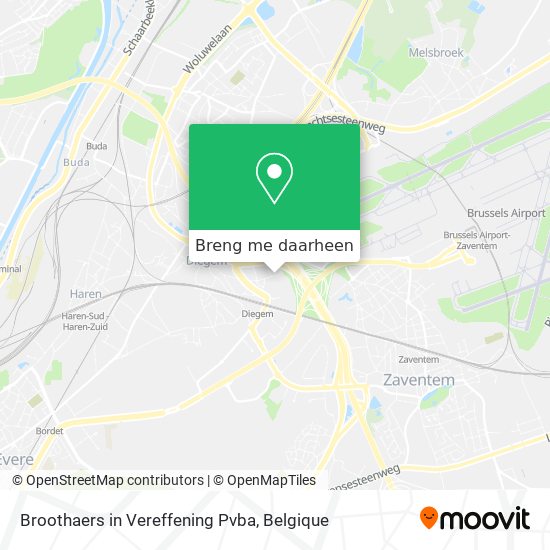 Broothaers in Vereffening Pvba kaart