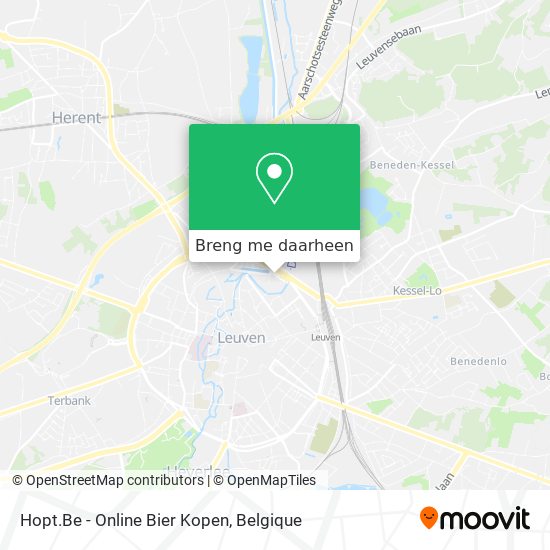Hopt.Be - Online Bier Kopen kaart
