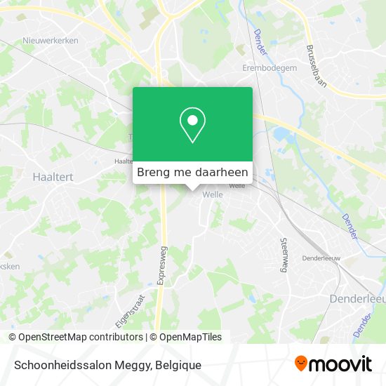 Schoonheidssalon Meggy kaart