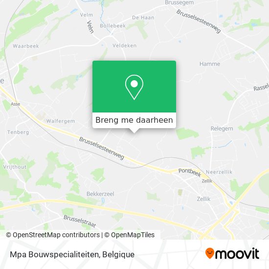Mpa Bouwspecialiteiten kaart