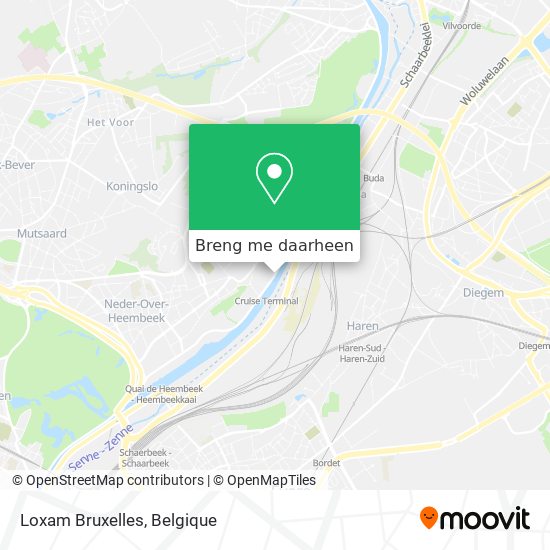 Loxam Bruxelles kaart