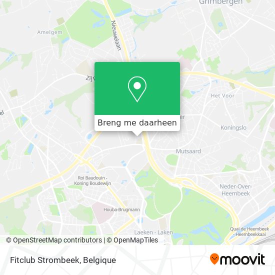 Fitclub Strombeek kaart