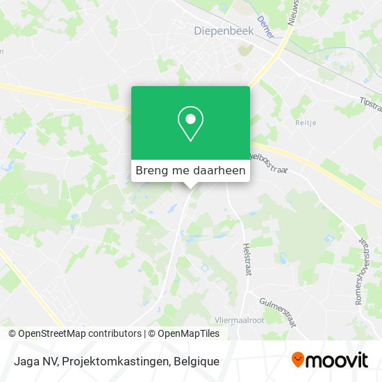 Jaga NV, Projektomkastingen kaart